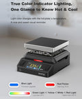 Mini Hot Plate Preheater Soldering Station MHP50 Portable Smart Temperature Controller 100-350 Celsius with display