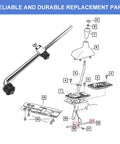 Dodge Ram 4x4 Transfer Case Shifter Linkage Bushing Grommet Kit Replacement For 2002 To 2010 with diagram and parts