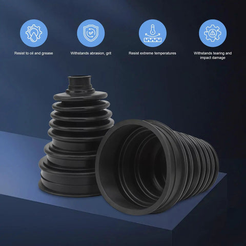 Pair Front CV Axle Shafts For Honda CRV 2002 To 2009 And Accord 2003 To 2007 rubber components emphasizing durability