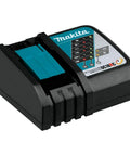 18V LXT 5.0Ah Lithium-Ion Battery With Rapid Optimum Charger Starter Pack - Charger unit display and slots