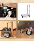 Beefy 3 Inch Swivel Caster Wheels With Rubber Base Top Plate And Ball Bearing 8 Pack No Brake Smooth Roll 250 Lbs Capacity