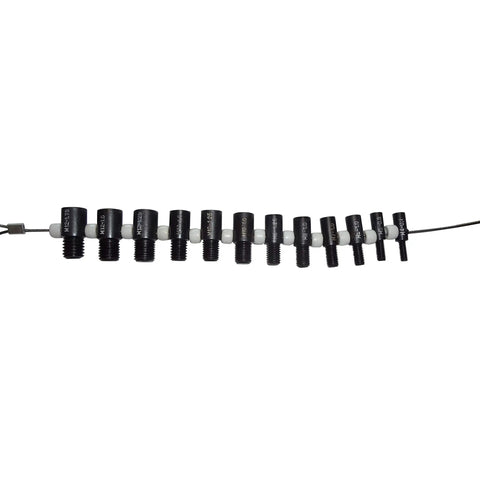 Nut And Bolt Thread Gauge Set All In One With 26 Sizes Inch And Metric Includes 14 Inch And 12 Metric Gauges Handy For Quick Checks