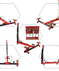 Heavy Duty Car Frame Repair Machine For Auto Body And Frame Repair Tool With 4409 Lbs Loading Capacity shown at different angles