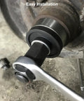 Ford Transit Rear Axle Hub Bearing Spindle Lock Nut Socket Removal Tool Compatible With Transit 150 250 350 RWD in use