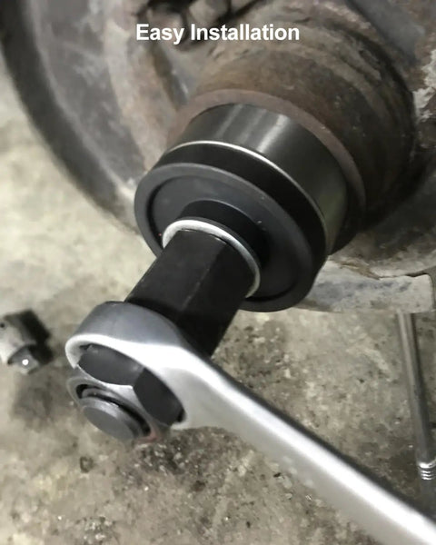 Ford Transit Rear Axle Hub Bearing Spindle Lock Nut Socket Removal Tool Compatible With Transit 150 250 350 RWD in use
