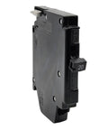 20 Amp One Pole Left Clip Type A Circuit Breaker Replacement For Home Panels Plug In Design Safe Overload And Short Circuit Protection UBITBA120L Style Reliable Breaker For Quick Fixes, black plastic