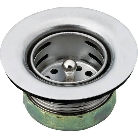 Sink Basket Strainer With Drain Assembly 2 Inch Stainless Steel, Heavy Duty Workhorse Grade Kitchen Sink Drain Kit With Locking Nut