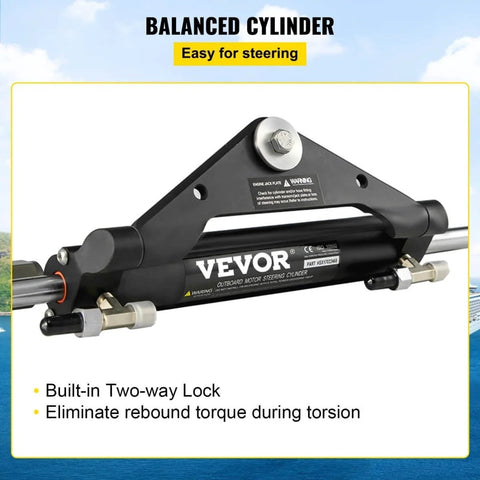 Front Mount Hydraulic Steering Cylinder HC4645H For Outboard Boats Up To 150HP beefy marine steering cylinder displayed