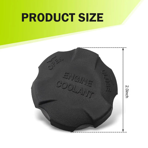 Car Radiator Tank Cover and Coolant Reservoir Cap OEM 2544126100 Direct Replacement for Hyundai Santa Fe and Kia Santa Fe Black