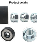 Grab This Tough Truck Wheel Stud Installer Kit For Quick And Easy Auto Repairs Featuring Solid Iron Build With Hex Nuts To Securely Pull New Bolts Home Using A Ratchet Or Impact Wrench Without Yanking The Hub Apart On Your Ride. iron wheel stud installer kit with M12x1.25, M12x1.5, M14x1.5 nuts and bearing