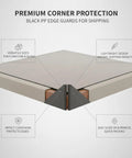Heavy Duty Black PP Corner Protectors For Shipping And Handling on furniture edge