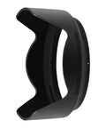 Lens hood for Nikkor Z 24-120mm F4 S Do It All Zoom Lens For Z Series Mirrorless Cameras, durable plastic, matte black finish.