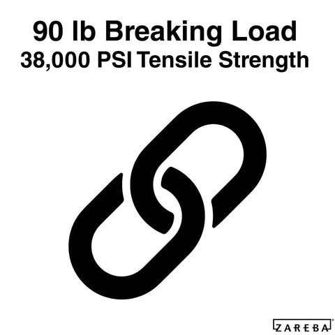Fi-Shock 17 Gauge Aluminum Wire For Electric Fencing 250 Ft Spool FW-00018D tensile strength 38,000 PSI, 90 lb breaking load