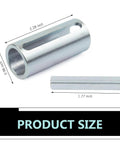 Engine Pulley Crankshaft Sleeve Adapter Three Quarter To One Inch Shaft 304 Stainless Steel Step Key Pulley Adapter with dimensions