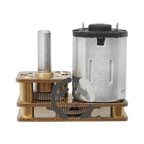 Heavy Duty N20 DC Gearmotor With Ridgy Diddy Metal Reducer Box And Badass 3V 6V 12V Power Delivering 5 To 800Rpm perfect for smart cars and electronic locks.