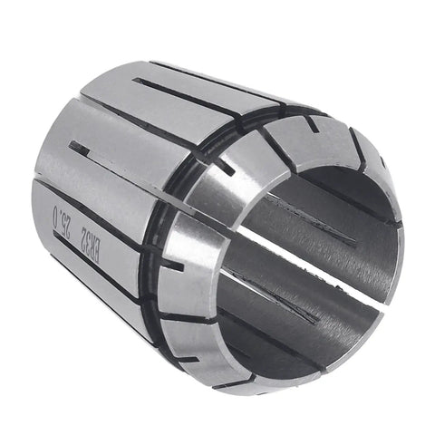 Heavy Duty Spring Collet Chuck Made Of Precise Cemented Carbide For Milling Machine Lathe Accessories With Firm Clamping Grip 25mm Size, close-up view.