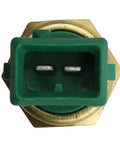 Top Shelf Heavy Duty Coolant Temperature Sensor Direct Replacement OE Spec Engine Cooling System Monitor top view of green connector.