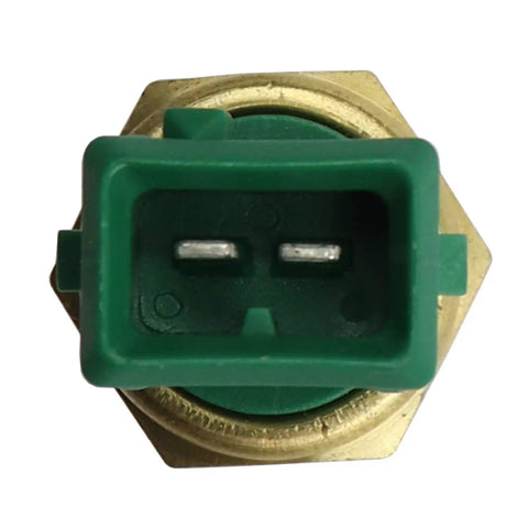 Top Shelf Heavy Duty Coolant Temperature Sensor Direct Replacement OE Spec Engine Cooling System Monitor top view of green connector.
