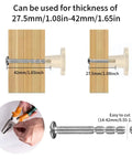 Brass Drawer Knobs 25mm 1 Inch Gold Cabinet Knobs Set Of 12 installation with adjustable screw lengths