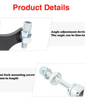 Aluminum Bike Brakes Caliper Set Side Pull 69-96mm Reach C Shape adjustment and mounting screw details