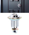 Tubular Cam Lock Zinc Alloy Round Door Keyed Replacement for File Cabinets 1.06 x 0.67 in., visible with lock mechanism