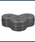 Upgraded 11mm 3 Hole Exhaust Muffler Hanger For Jaguar Xf And Xj Models From Two Thousand Eight To Two Thousand Eighteen Durable Black Rubber Bushing Mount Bracket Insulator Tail Pipe Kit Super Stylish Fitment Guaranteed, black rubber 3-hole mount