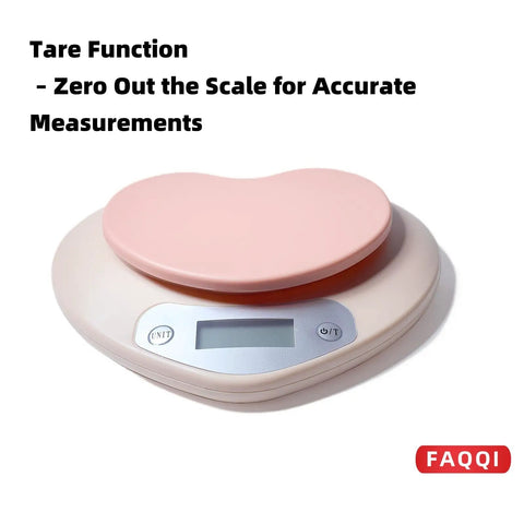 Digital Kitchen Scale With LCD Display For Baking And Cooking Like A Pro, 11 Lb Capacity, Ultra Accurate 0.03 Oz Increments, Pink