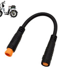3 Pin E Bike Throttle Connectors Waterproof Sensor Cable Set For Thumb Throttle Gear Sensor Brake Levers Twist Throttle