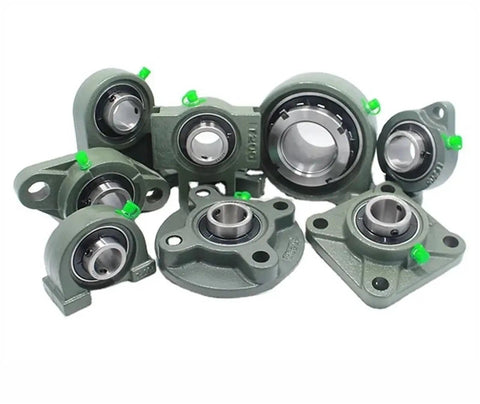 UCFL201 UCFL202 UCFL203 Heavy Duty Flange Ball Bearing Unit With Cast Iron Housing For Agricultural Machinery Professional Industrial Equipment Self Aligning Design For Smooth Operation Rock Solid Steel Parts Built Tough Long Run Rugged Conditions, assorted mounted units