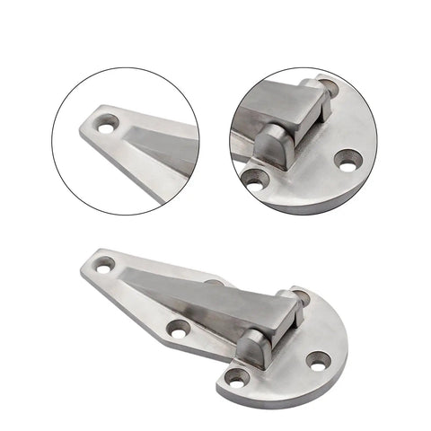 Stainless Steel Freezer Door Hinge For Heavy Duty Refrigerators With Smooth Motion And Quick Mount Locking Hardware Industrial Grade 151.5mm By 80.5mm close-up