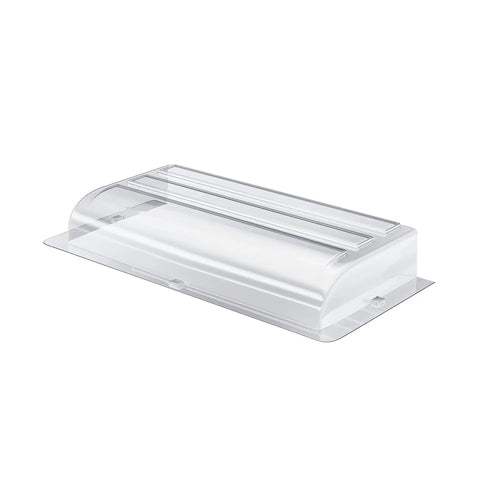 Clear magnetic vent air deflector for ceiling fits 14 inch vents low profile 1.2 inch tall non adjustable 6 inch long