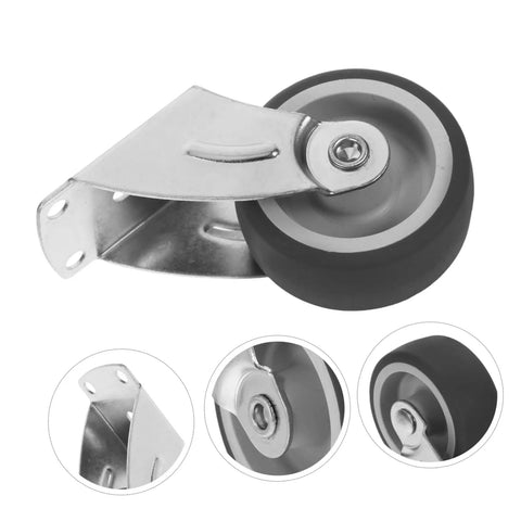 Premium Barn Door Floor Guide Roller Slider Kit With Ridiculously Slick Caster Wheels And Quick Fit Mounting Screws, detailed metal roller.