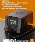 Beastly 1200W Smart Hot Air Rework Station with 2.8 inch HD display, flare nozzle, precise heat gun, curved temperature control visible