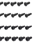 Video Doorbell Replacement Security Screws Kit, 20 Pcs, 4 Types, Hardened Carbon Steel, arranged in rows