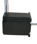 Nema 23 CNC stepper motor with 8mm shaft for mills and lathes ideal for precise routing in DIY projects.