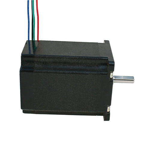 Nema 23 CNC stepper motor with 8mm shaft for mills and lathes ideal for precise routing in DIY projects.