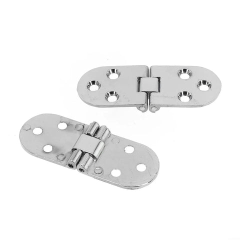 Folding Table Hinges 2pcs No Slam Quiet Closing For Flip Top Tables Cabinet Doors, durable zinc alloy hinges on white background.