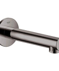 No Nonsense Solid Brass Tub Spout For Your Bathtub Faucet, Drip Free Performance, Easy Installation, Built To Last, Modern Bathroom Upgrade For Smooth Leak Free Water Flow; wall-mounted solid brass with graphite finish