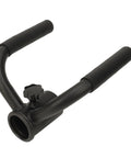 Heavy Duty T Bar Row Barbell Handle For Home Gym High Strength Iron Attachment - angled view