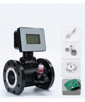 Heavy Duty Gas Flow Meter And Water Sensor Featuring Crisp Digital Readouts For Natural Methane Or Coal Gas Lines Rv Heater Monitoring, showing digital display and durable design.