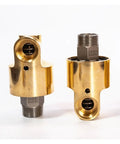 Beefy Brass Rotary Joint Swivel Union 1 Inch 360 Degree Water Oil Air Swivel Coupling Left Thread Universal Connector For Hydraulics Piping And Construction Machinery, brass swivel fitting