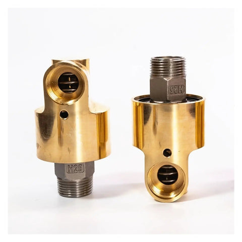 Beefy Brass Rotary Joint Swivel Union 1 Inch 360 Degree Water Oil Air Swivel Coupling Left Thread Universal Connector For Hydraulics Piping And Construction Machinery, brass swivel fitting