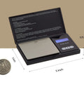 Compact Pocket Digital Scale For Food And Jewelry Delivers 0.01g Precision Up To 500g Ultra Portable Travel Friendly Lightweight Yet Sturdy Battery Included Easy Setup And Clear Readouts For Everyday Use with dimensions.