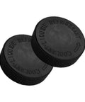 Heavy Duty Coolant Reservoir Cap And Radiator Overflow Tank Lid Oem 21712 79900 Straight Swap For Infiniti Nissan Renault Two Pack, black plastic caps.