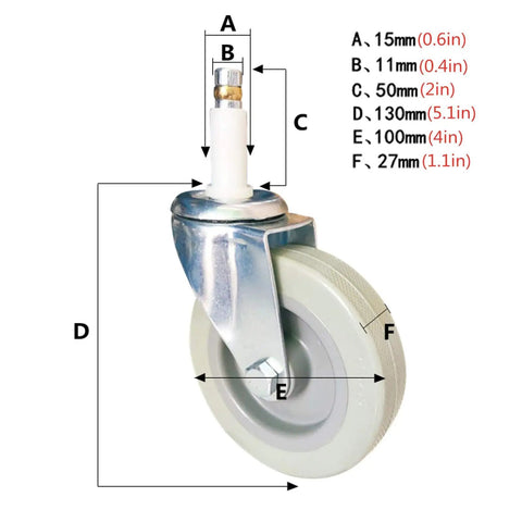 Heavy Duty Four Inch Swivel Caster Wheels Built Tough To Handle Heavy Loads While Rolling Smooth Across Concrete Or Shop Floors Perfect For Kitchen Carts And Utility Tables Featuring Secure Brakes And Quick Grip Stem Mounts