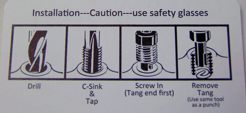 Carburetor Float Bowl Screw Helicoil Style Thread Repair Kit With Hardened Stainless Inserts And Drill Restores Stripped Threads On All Float Bowl Screws Reuses Your Original Screws And Keeps Your Ride Tight USA Made installation instructions