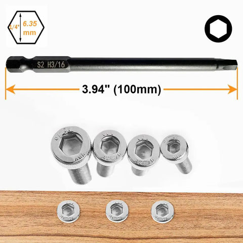 Metric Hex Shank Drill Bit Set With Magnetic Tips, 10-Piece Dope S2 Alloy Steel Bits For Drilling And Fastening, 4 Inch Length, Industrial-Grade Durability, Compatible With Most Drills And Impact Wrenches, Precision Ready