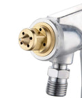 Pro Grade Aluminum Airbrush Sprayer With 400ML Hopper And Corrosion Resistant Steel Needle Heavy Duty Pneumatic Paint Gun nozzle detail