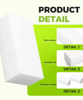 Product detail image showing two white HDPE blocks 2x3x6 inches from the Two Pack HDPE Plastic Blocks Black 2 By 3 By 6 Inches High Density Polyethylene Cutting Board Material For Milling, Engineering, Crafting And DIY Projects.