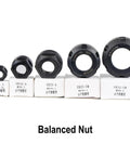 Top Shelf Er25 Collet Chuck Nut For Cnc Milling And Engraving Tools, various sizes, black oxide finish, precision balanced.